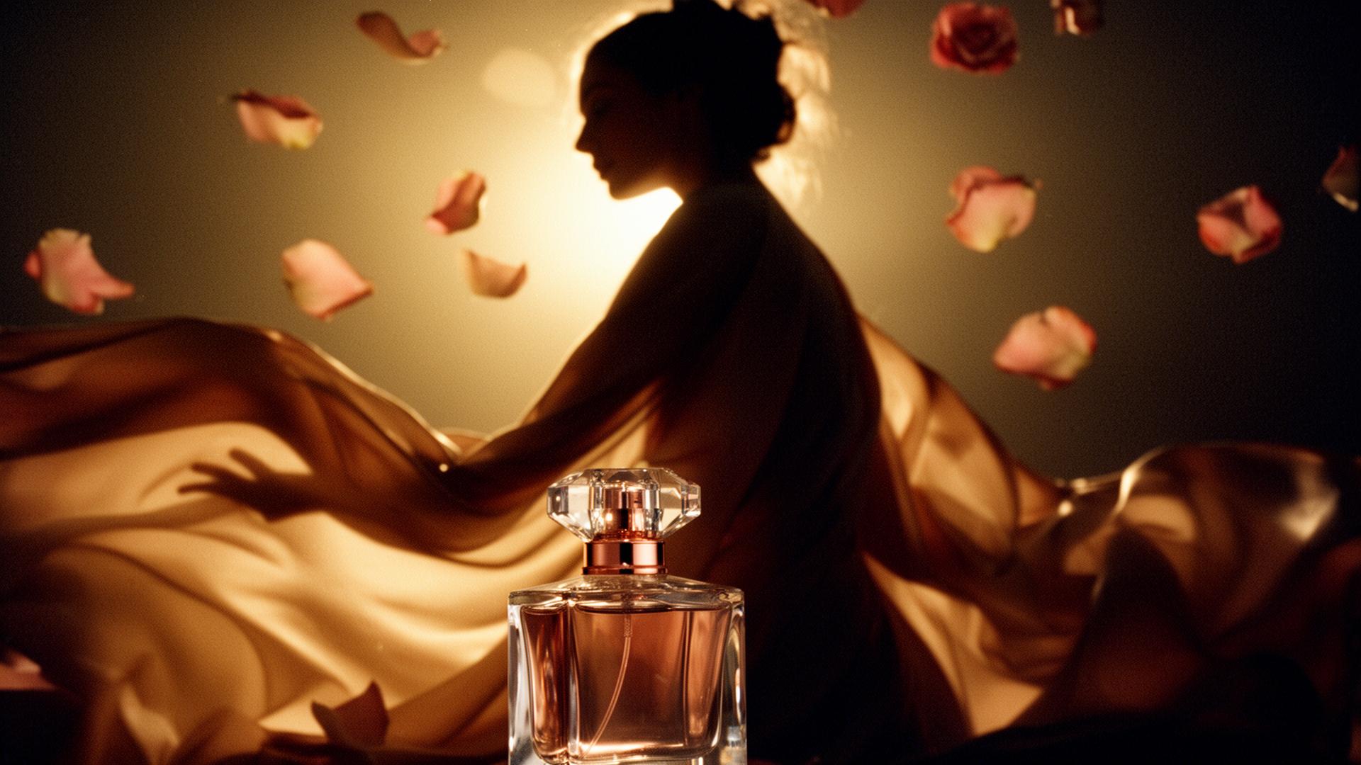 VELURA — A woman in silk, golden hour light